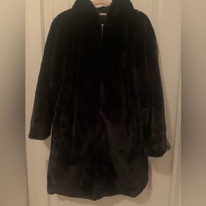 Faux fur coat